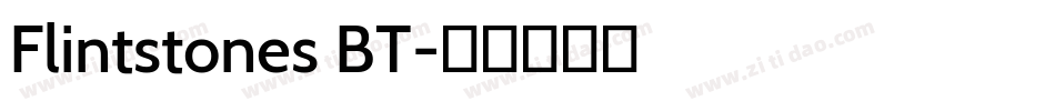 Flintstones BT字体转换